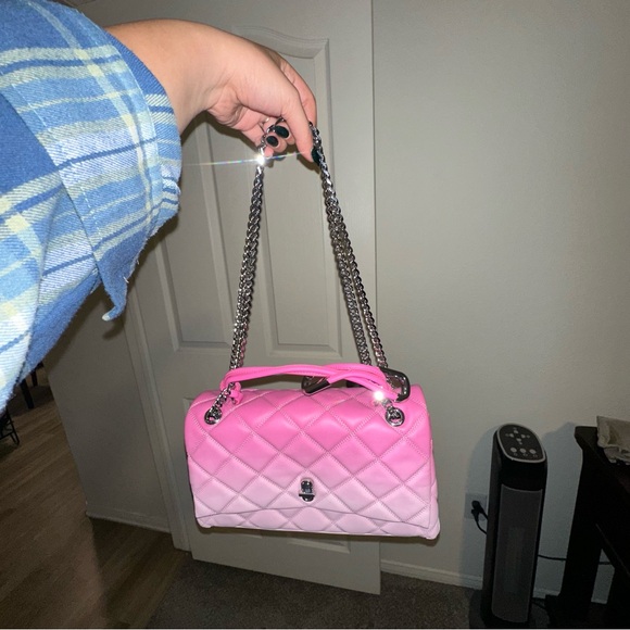 Marc Jacobs Pink Ombre Quilted Shoulder Bag - Picture 13 of 16